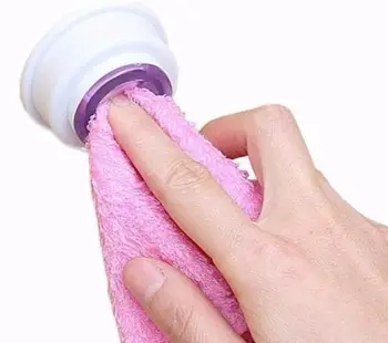 

1PCS Convenient Kitchen Storage Hooks Washing Cloth Hanger Rack Towel Holder Sucker Wall Window Bathroom Tool Random Color