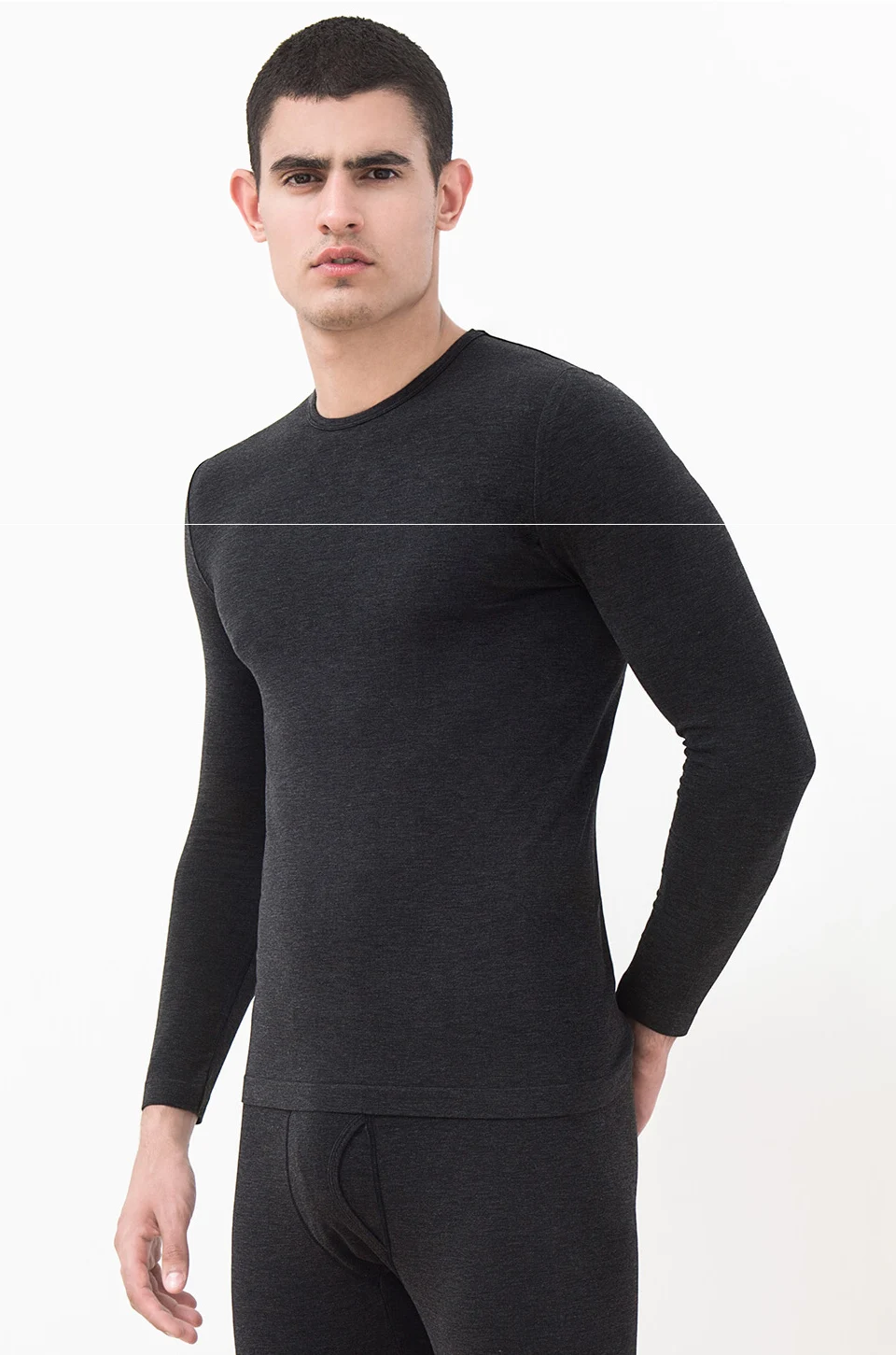 Original xiaomi mijia COTTONSMITH velvet seamless warm suit winter base coat autumn warm clothes (10)