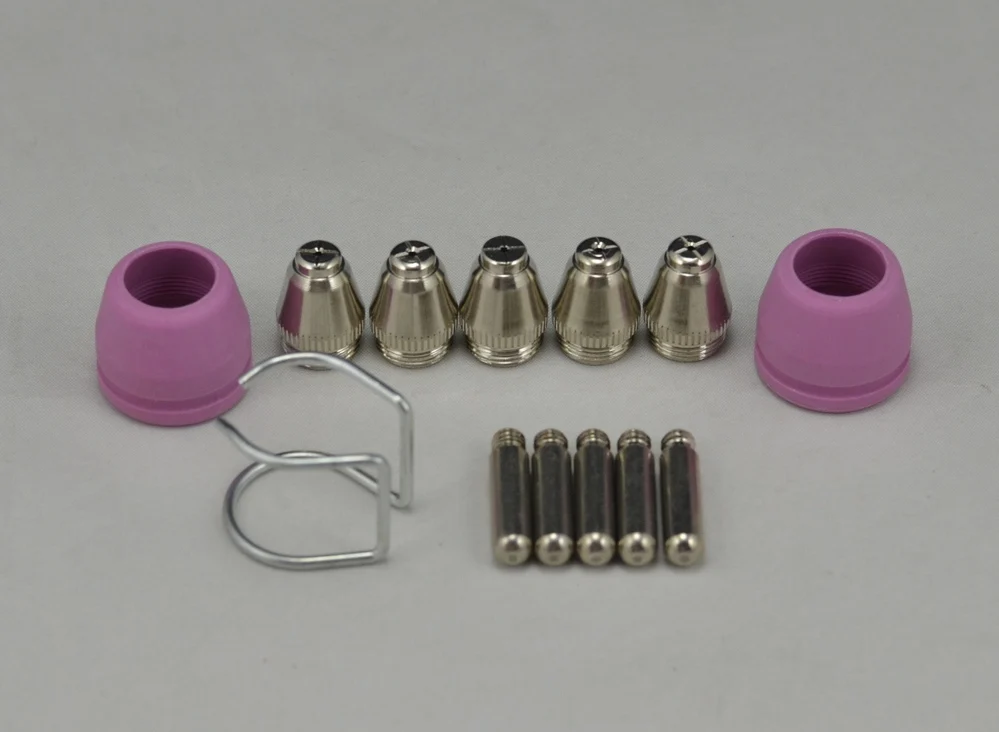 

P60 WSD-60P Plasma Cutter Cutting Torch Consumables KIT Plasma Nozzles 1.2mm 60Amp Pilot ARC