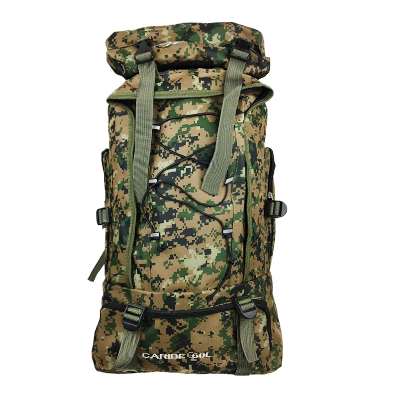 Hiking backpack 60l camouflage outdoor camping backpack Climbing Bags men and women sports bag