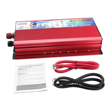 12V to 220V Inverter 3000W Car Inverter 12v 220v Power Inverter Converter Portable Auto Power Supply USB Charger very beautiful power inverter dc 12v to 220v ac car inverter outlets with usb port charger travel portable converter for laptop