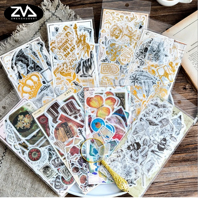 

60pcs/package First sight time series Kawaii Cartoon Paper Stickers Decoration DIY diary Scrapbooking Stationery label sticker