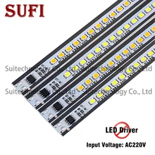 10 шт. AC220V Светодиодный светильник Теплый натуральный белый SMD2835 СВЕТОДИОДНЫЙ барный светильник s для DIY шкаф светильник коробка витрина потолочный светильник