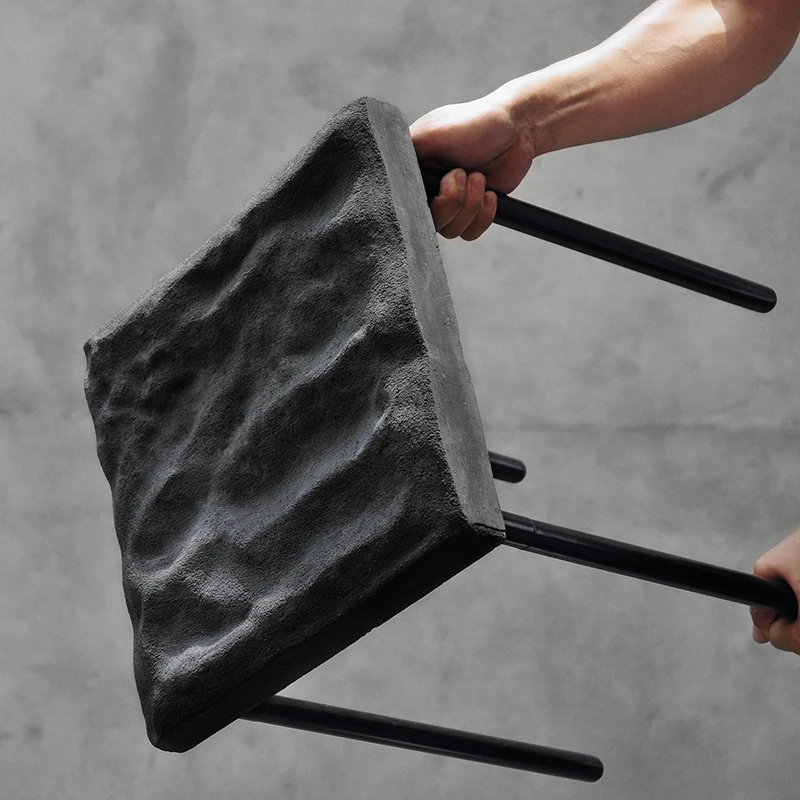 Wave Seat Mould Cement Concrete Gypsum Wall Brick Silicone Mold