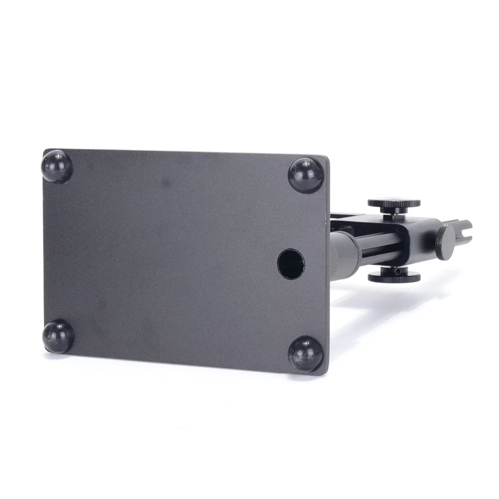 Billig HAYEAR Tragbare Aluminium Legierung Arm USB Mikroskop Ständer Halter Halterung Mini Standbein Tisch Rahmen Für Mikroskop Reparatur Löten