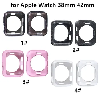

BlingBling TPU Case Cover for Apple Watch 42mm 38mm Series 1 2 3 Shine Soft Silicone Case for Apple iWatch Case 30pcs Hot Sale