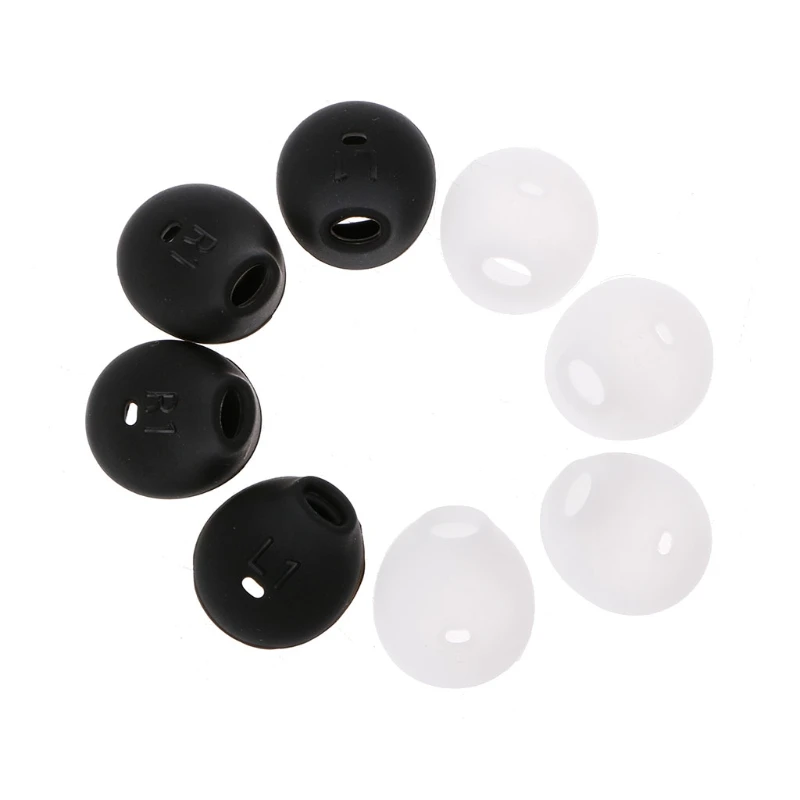 

OOTDTY 4 Pairs Silicone Eartip Earbud Pads For Samsung S6 S7 Edge G9250 In-Ear Earphone