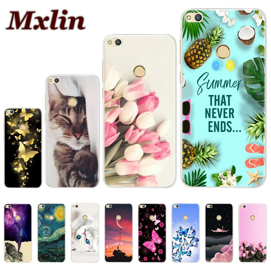 

For Fundas Huawei P8 P9 Lite 2017 Case Cover Honor 8 Lite Soft Silicone Back Protective Cover For Huawei P9 Lite 2017 Cases 5.2"