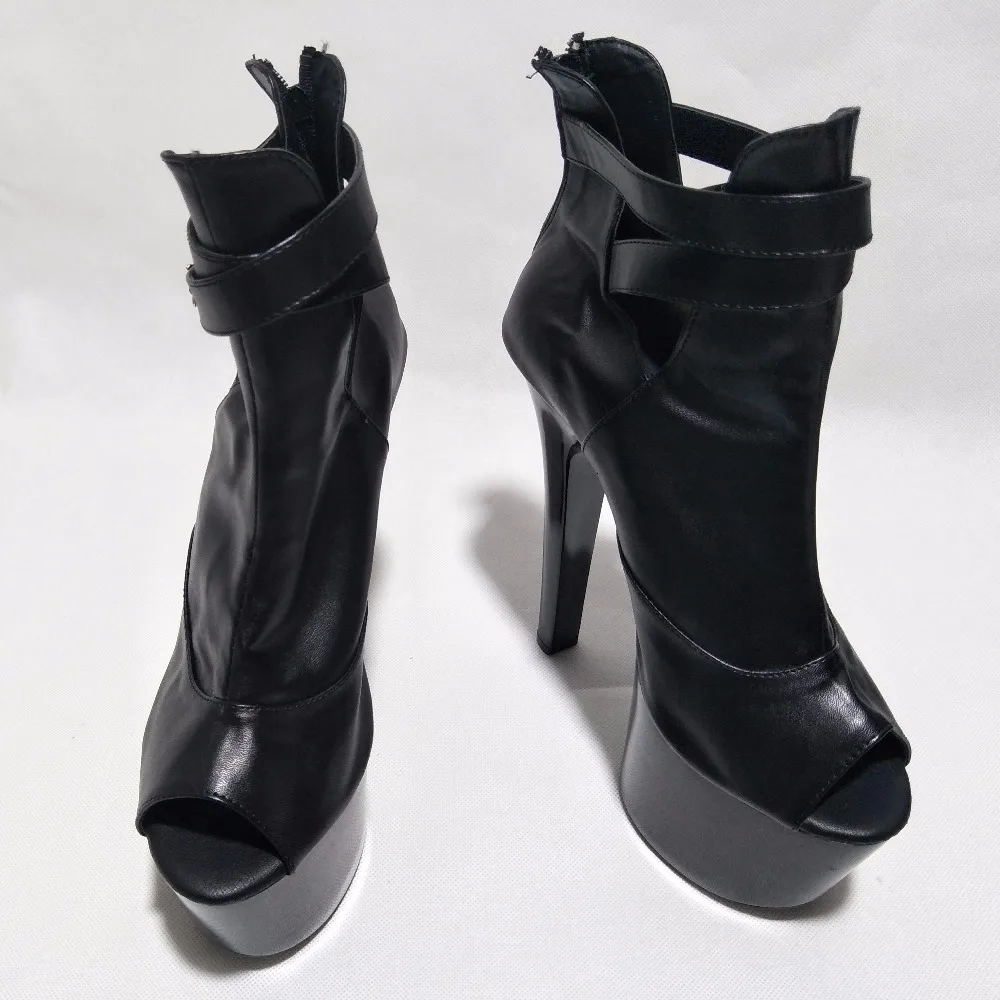 New 17cm high heels, sexy Roman gladiator shoes, stylish female motorcycle pumps