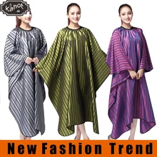 1 шт., Профессиональные парикмахерские накидки, стрижка волос, обёрточная бумага, окрашивание, стильное платье, Парикмахерская, для дома, лагеря, ткань