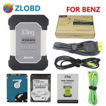 

JDiag For Benz Support WIFI Diagnostic & ECU Programming JDiag Elite II Pro forBENZ Diagnostic Tool Multi-language In Stock
