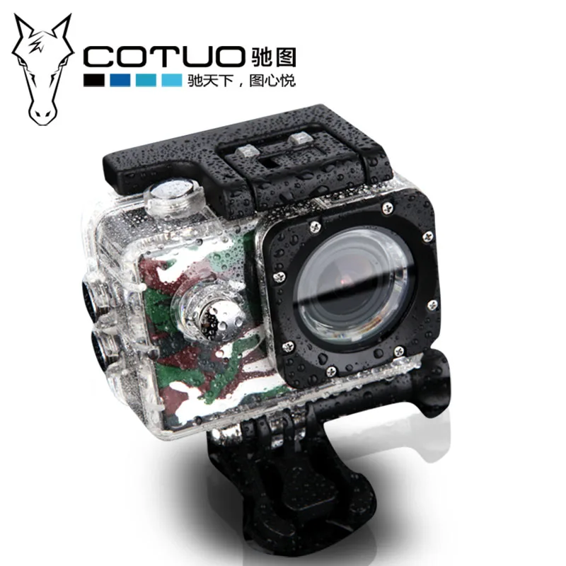 Спортивная Экшн камера COTUO CS70 Wi Fi 14MP Full HD 1080 P 30FPS 2 0 &quot ЖК дисплей 30 м