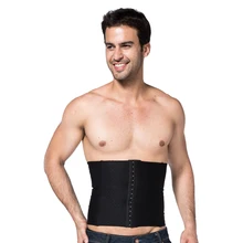 Botões sólidos Homens Compressão Bainha Undershirts Sexy Espartilho Shapers Plus Size Trainer Cintura Barriga Queima Shapewears Masculino 40% Y