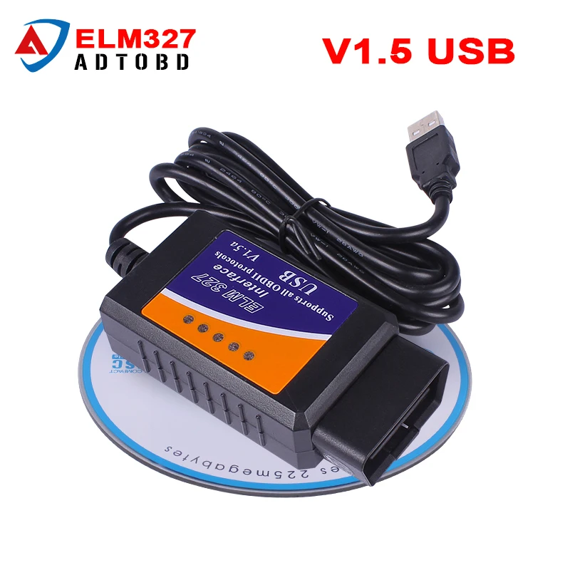 Prix pour Nouvelle Version ELM 327 V1.5 OBD 2 ELM327 USB Interface CAN-BUS Scanner Outil De Diagnostic Câble Code Soutien OBD-II Protocoles chaude vente Prix pour Nouvelle Version ELM 327 V1.5 OBD 2 ELM327 USB Interface CAN-BUS Scanner Outil De Diagnostic Câble Code Soutien OBD-II Protocoles chaude vente
