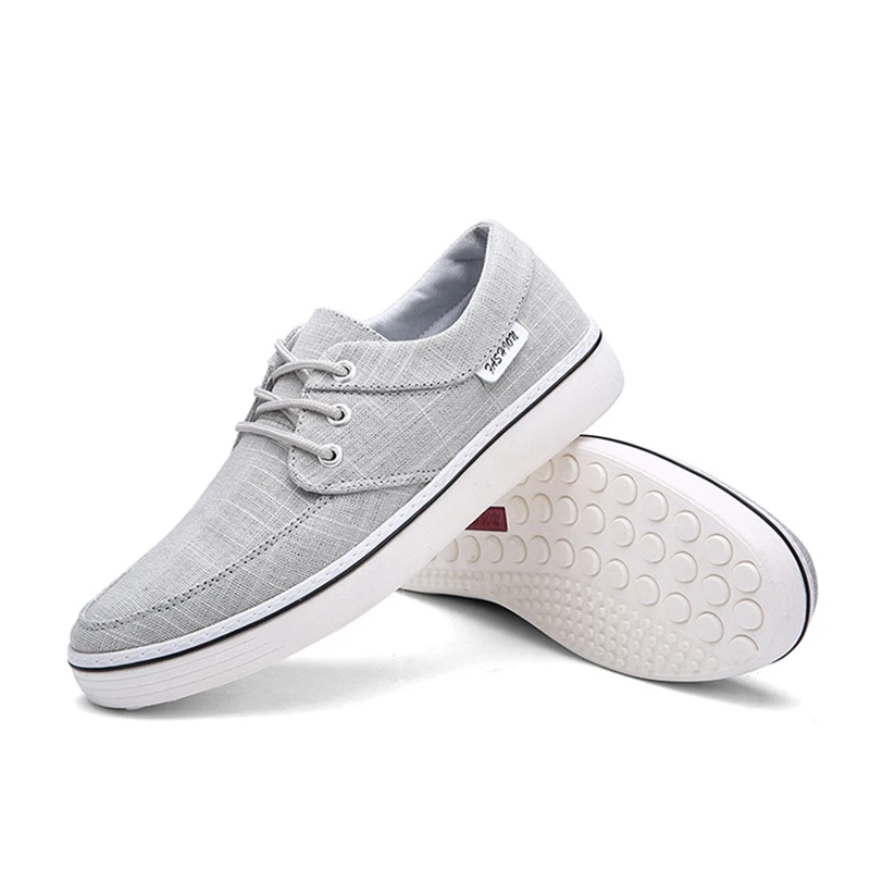 De Casual À blue Pour Mode Arrivée Nouvelle Lacets gray Automne Reetene Toile Mocassins Chaussures Plat Black Printemps Hommes bg6Y7yf