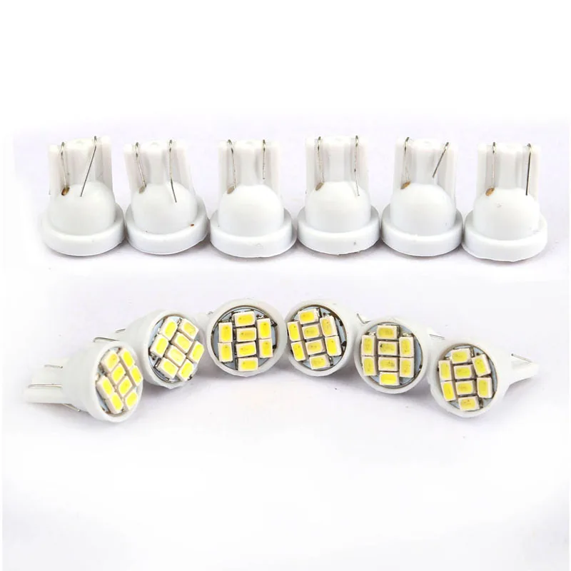 

50Pcs/Lot T10 8 SMD LED Car Light Lamp Bulb 12V DC Car Interior Light White Free Shipping