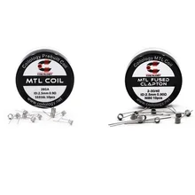 Coilology MTL Coil wire 316SS 28GA 0.9ohm/NI80 26GA 0.6ohm vape coil/Fused Clapton 0.8ohm prebuilt coil for RTA TANK/RDA/RDTA цена Coilology MTL Coil wire 316SS 28GA 0.9ohm/NI80 26GA 0.6ohm vape coil/Fused Clapton 0.8ohm prebuilt coil for RTA TANK/RDA/RDTA цены онлайн