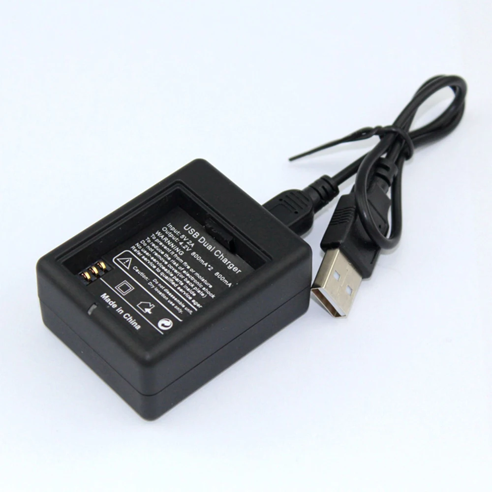 2 pcs xiaomi Xiaoyi yi Action Camera Battery+ 1pcs Charger 3.7V 1010mAH Diving Sport Batteries pack for Xiaoyi Sport Accessories (3)