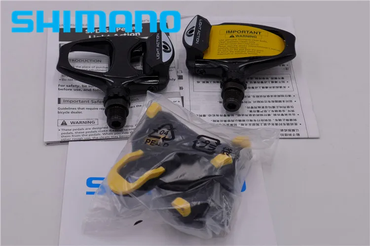 SHIMANO PD-R540 SPD-SL педали для шоссейного велосипеда с SM-SH11 самозакрывающимися шипами R540