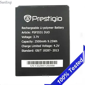 

PSP3530 PSP3531 PSP3532 Battery For Prestigio Muze D3 E3 F3 PSP 3530 DUO Muze A7 PSP7530 DUO Mobile Phone 2500mAh