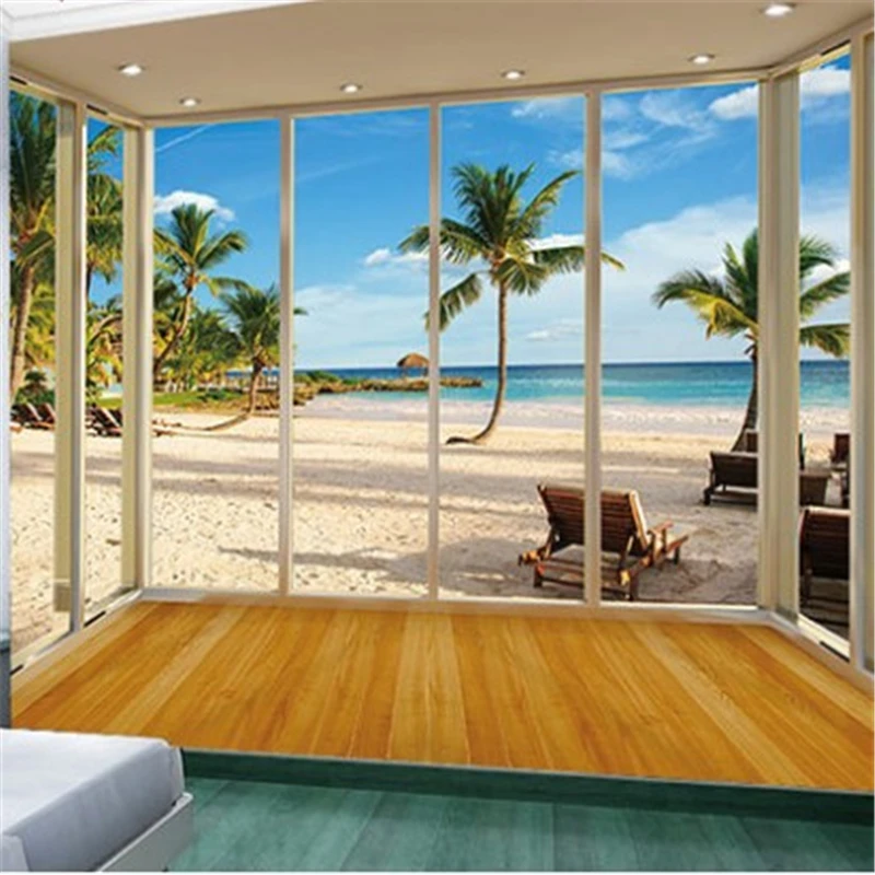 2015Custom 3d photo wall paper Warm a large mural visually expand simple fashion living room bedroom TV 3d mural wallpaper