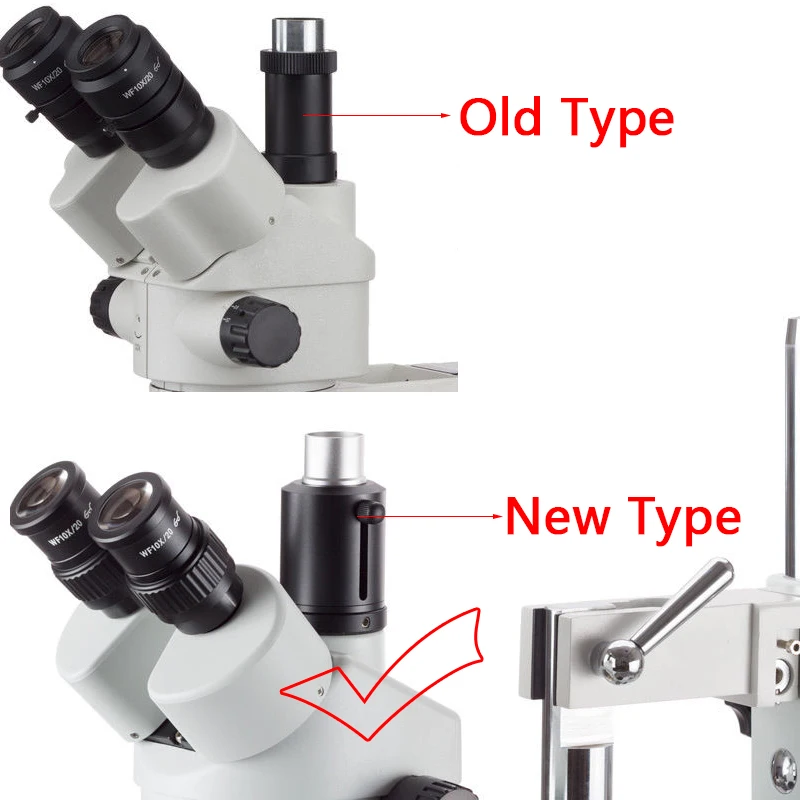  0.35X 0.5X C mount Lens Adapter Focus Adjustable Camera Installation C mount Adapter to New Type Tr