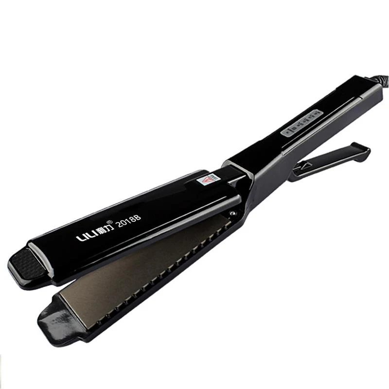 LILI Professional Fast Heating Ceramic Titanium Plate Straightener Flat