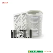 Смарт-метки uhf rfid влажная инкрустация dogbone R6 Monza impinj чип NXP Чип epc gen2 длинный диапазон rfid метки влажная наклейка для спорта