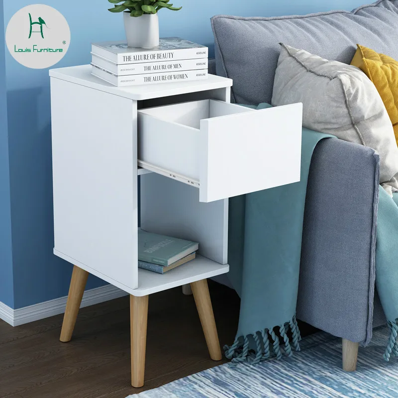 Louis Fashion Nightstands Small Nordic Mini Style Modern Louis Fashion Nightstands Small Nordic
