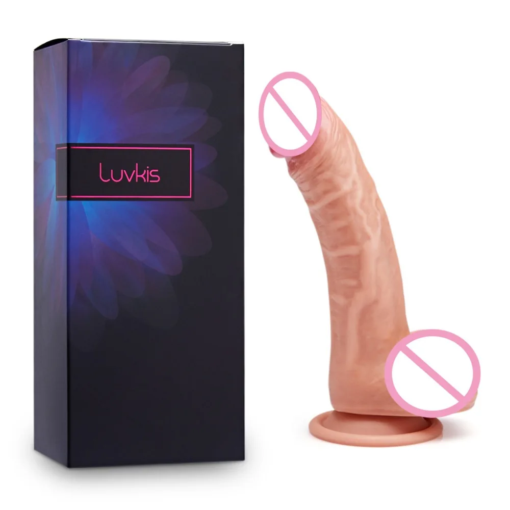 Luvkis 8 дюймовый гигантский большой фаллоимитатор реалистичный с присоской