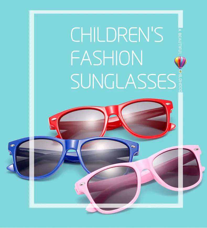 ASOUZ 2018 new stylish square color children's sunglasses retro cat eyes boy girl UV400 safety high-end brand nail nail eyewear (8)