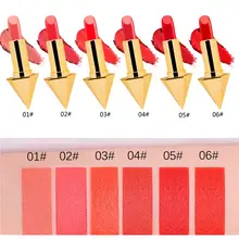 1 шт. Стиль Алмазная матовая губная помада водонепроницаемый стойкий пигмент бархатная губная помада блеск-бальзам для губ косметические средства для макияжа