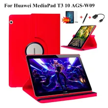Case for Honor Play Pad 2, 360 Rotating Litchi skin Leather case flip stand cover for Huawei MediaPad T3 10 AGS-L09 AGS-L03 9.6 eagwell 360 rotating case for huawei mediapad t3 10 9 6 litchi pu leather flip stand tablet cover skin for huawei t3 10 case