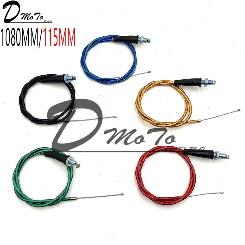 1080MM Throttle Cable For Chinese Dirt Pit Bike Motorcycle XR50 CRF50 CRF70 KLX 110 125 SSR TTR BBR Horizontal Engine Motorcross