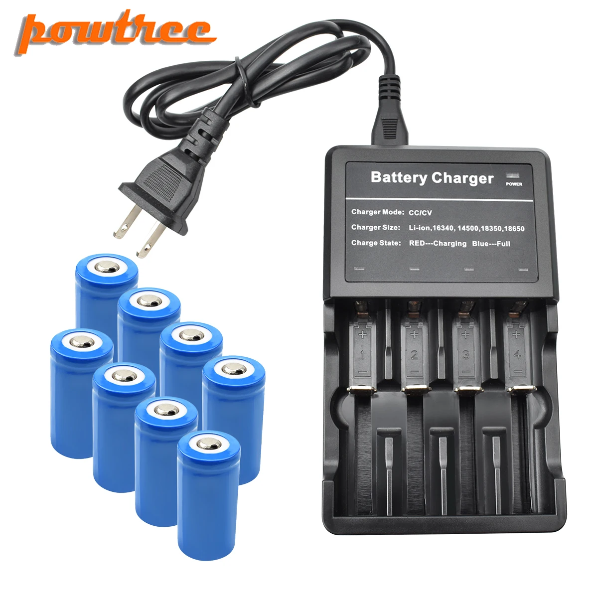 Зарядное устройство Powtree L30 для аккумуляторов 18650 18500/26650/16340/14500/10440/18650/ с
