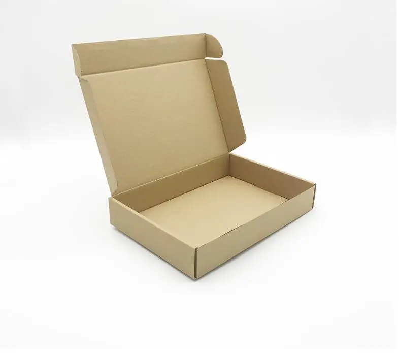 

10pcs/lot Brown Paper Kraft Box Post Craft Pack Boxes Packaging Storage Kraft Paper Boxes Mailing Box