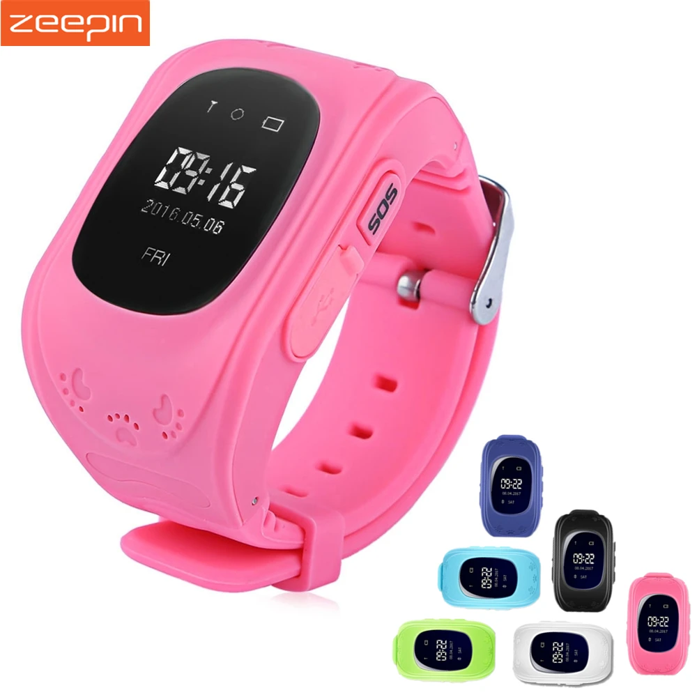 

Zeepin Q50 Smart Telephone Watch Kids GPS SOS Call Locator Track Anti-Lost Baby Safe Monitor OLED LCD for iOS Android Russian