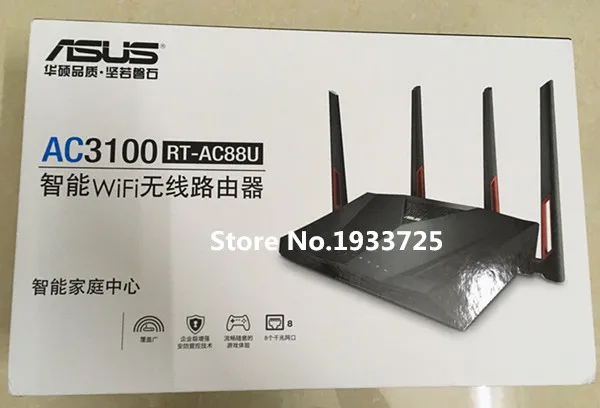 New original For ASUS RT-AC88U Wireless Dualband AC3100 Gigabit Router asus rt ac88u wireless router