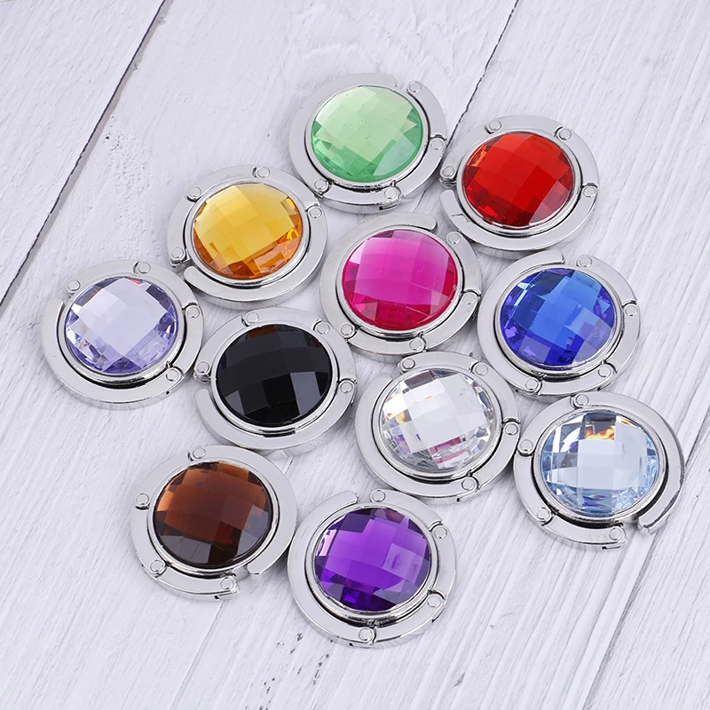 Portable Handbag Hook Portable Folding Handbag Hanger Bag Desk Hanger Multiple Bag Desk Hanger Foldable Purse Bag Hook Holder