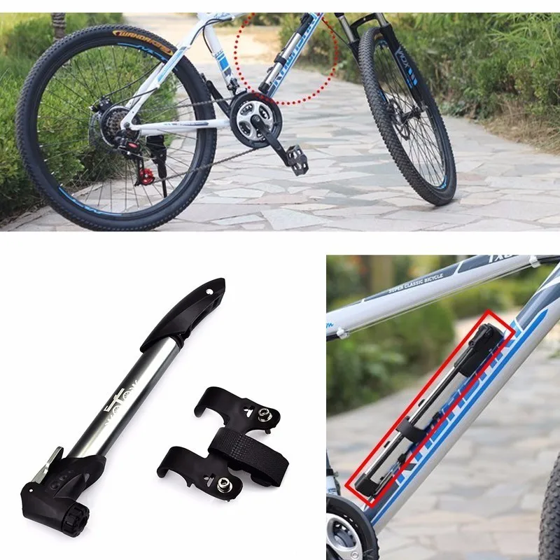 Ссветильник легкий велосипедный насос RIDECYLE портативный с манометром 100 Psi