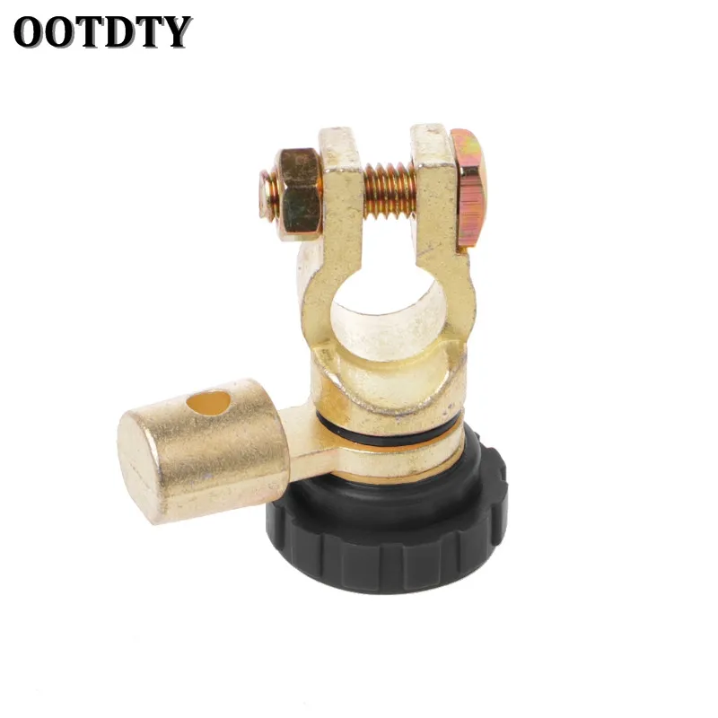 

OOTDTY Balck/Red Battery Terminal Link Switch Quick Cut-off Disconnect For Car Truck Part L Shape