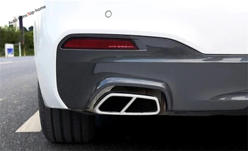 

Yimaautotrims Rear Exhaust Muffler Tip End Pipe Cover Trim Exterior Fit For BMW 5 Series Sedan G30 525 528 530 2017 - 2020