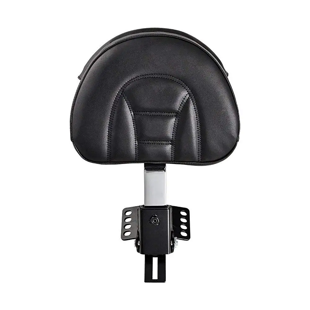 

Detachable Adjustable Plug-In Driver Rider Backrest Kit For Harley Touring 97-17