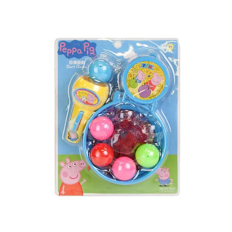 Свинка Пегги дети поросенок Пегги мультфильм launch Ball сетевые игрушки открытый Крытый родитель-ребенок интерактивные игрушки