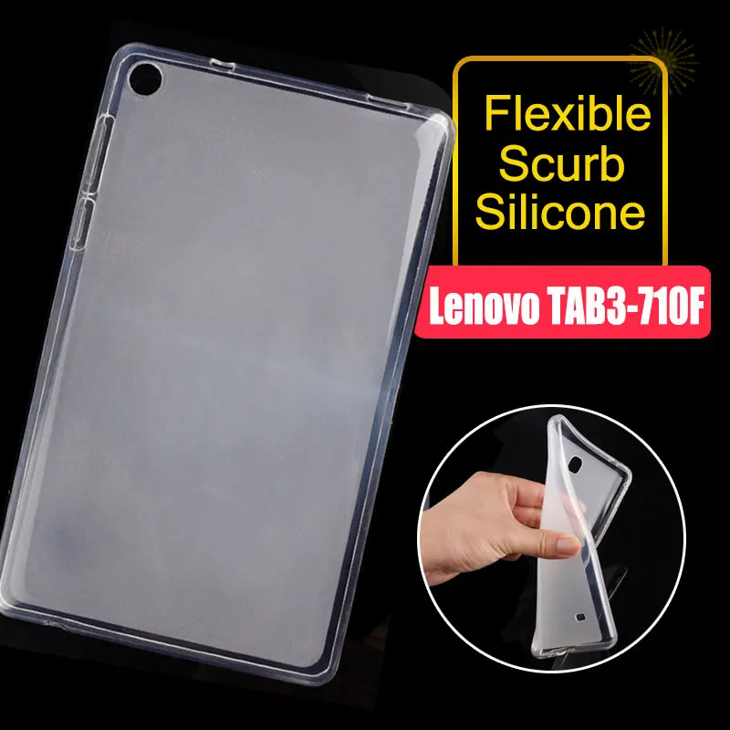 Чехол для Lenovo Tab 3 7 Essential 710F 710I силиконовый мягкий ТПУ прозрачный чехол &quotTablet|case for