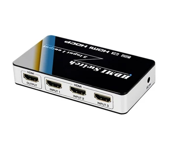 

HDMI Switch 3x1 3 input 1 output 3D 4K Switcher Ultra 1080P HD for HDTV HDMI TV Xbox PS3 PS4 Multimedia HDMI Converter Adapter