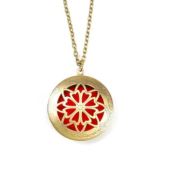 

Hotsale 20/pcs 32mm Filligree Floral Fillligree Locket Diffuser Pendant Essential Oil Diffuser Locket Necklace