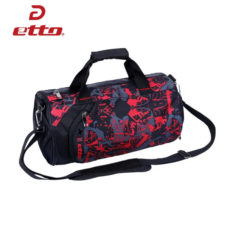 Etto новые женские сумки для фитнеса и спорта отличная сумка для бодибилдинга Женская Йога Тренировка плеча нейлоновая сумка дорожная сумка HAB311 - Цвет: Red