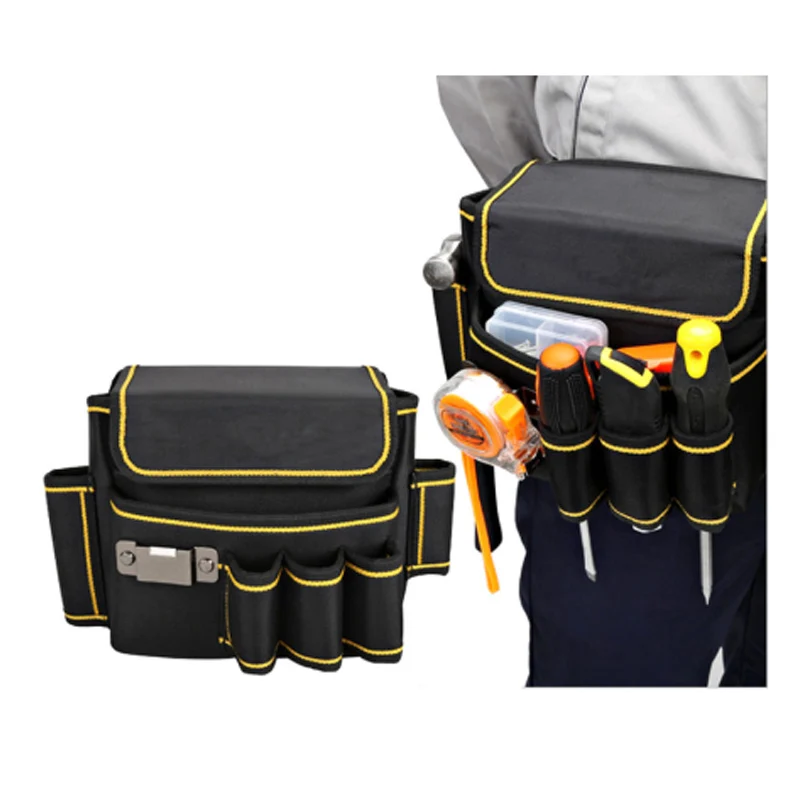 Профессиональный электрик сумка для инструментов поясная сумка Рабочая Лента Пряжка удобная сумка для инструментов с поясным ремнем - Цвет: NO6