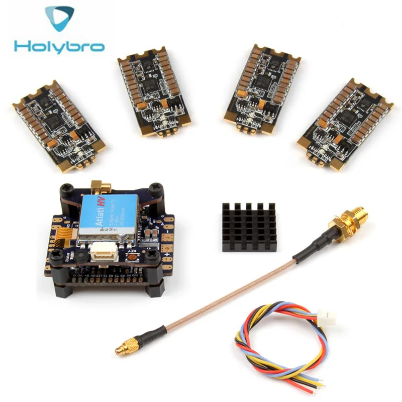 

Holybro Kakute F4 AIO V2 Flight Controller OSD + Holybro Atlatl HV 5.8G 40CH Switchable VTX + Holybro Tekko32 35A BLHeli_32 ESC